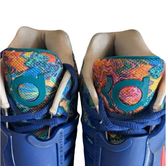 Nike Air KD 14 Kevin Durant Psychedelic Royal Blue CW3935-400 Mens Size 8.5 - Picture 11 of 13